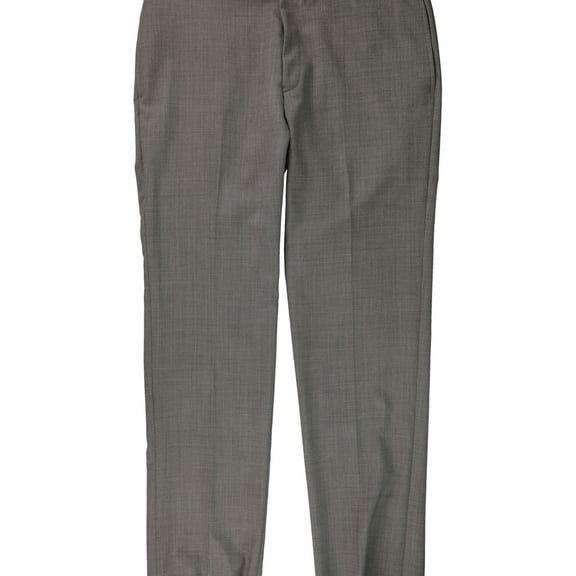 Ralph Lauren Mens Classic-Fit Dress Pants Slacks, Brown, 36W x UnfinishedL