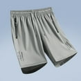 thumbnail image 6 of Sports Mens Shorts Shorts Solid Elastic Waist Shorts Men's Sweatshorts XXL, 6 of 7