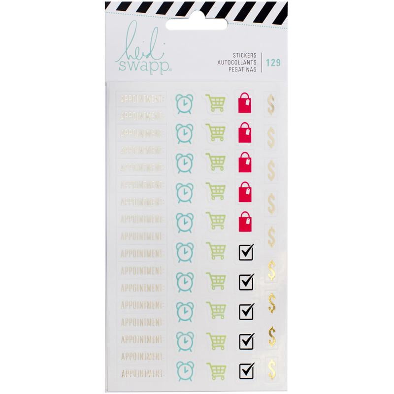 Heidi Swapp Memory Planner Stickers 3/Pkg - Icons