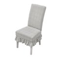 thumbnail image 2 of 1PCS Elastic Universal Dining Chair Cover Soft Anti-wrinkle Knitted Jacquard Velvet Dining Table And Chair Cover 7colors Option, 2 of 7