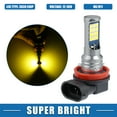 thumbnail image 2 of 24SMD H8/H11 Fog Lights 3030 Chipset Dual Color 6000K for DRL Aluminum Plastic Yellow White 2Pcs, 2 of 6