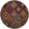 thumbnail image 2 of SAFAVIEH Aruba Ottoline Geometric Diamonds Area Rug, Multi, 6'7" x 6'7" Round, 2 of 7