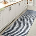 thumbnail image 5 of JONATHAN Y SANTA MONICA 2 x 10 Runner Rug, Sukie Offset Stripe - Blue/Ivory, SMB133D-210, 5 of 10