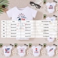 thumbnail image 3 of Baby Onesies Boy MY FIRST 4TH OF JULY Patriotic Bodysuit Romper First Birthday Outfit 3 6 12 18 24 Months, 3 of 5