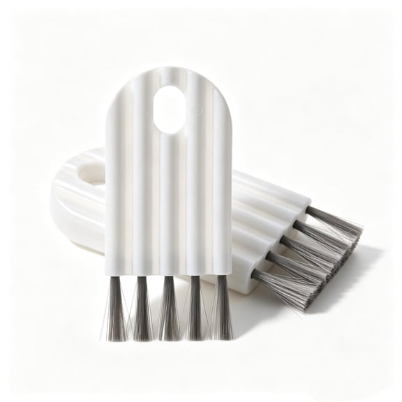 2pcs Cup Lid Cleaning Brush, Multi-Purpose Keyboard Crevice Cleaning Brush for Bottle Caps, Cup Lid Gaps,Window Tracks & Tight Spaces, Flexible Detail Cleaning Tool