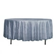 thumbnail image 3 of BalsaCircle 108" Sequin Round Tablecloth Dusty Blue, 3 of 8