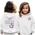 thumbnail image 3 of Fesfesfes Hooded For Girls Children's Shirt Long Sleeved Pattern T-shirt Printed Round Neck Short Top Suitable For Boys And Girls Hooded Sweatshirt, 3 of 5