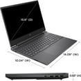 thumbnail image 5 of HP Victus 15.6" Full HD 144Hz Gaming Laptop | AMD Ryzen 5 7535HS | NVIDIA GeForce RTX 2050 | 8GB RAM DDR5| 512GB SSD | Backlit | Windows 11 Home | Bundle with 64GB USB Flash Drive, Mica Silver, 5 of 5