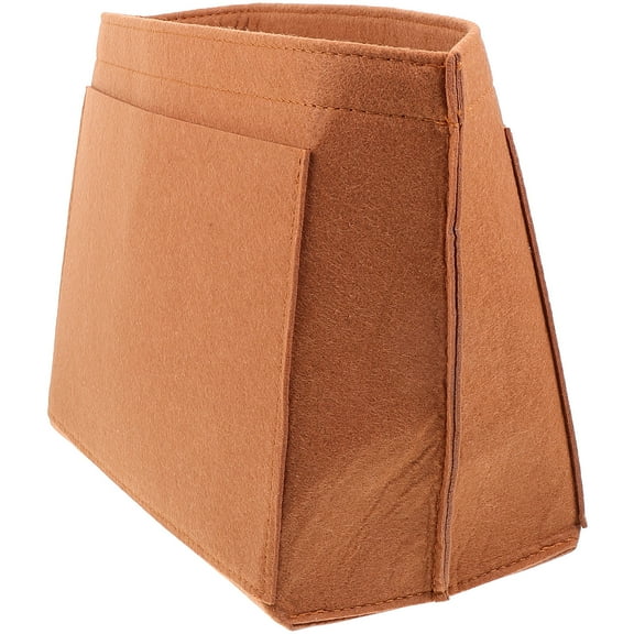SWETRACE Khaki Felt Purse Organizer Insert 1Pcs for Tote Bags Daily Use 15x7.7in