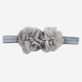 thumbnail image 4 of Odeerbi Baby Girls Elastics Hair Bows Headband Toddler Cute Bowknot Flower Headdress Solid Color Hair Accessories Gray, 4 of 4
