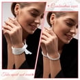 thumbnail image 6 of Aellinatey Bridesmaid Bracelet Artificial Pearl Bracelet Bridal Party Beaded Bracelets, 6 of 9