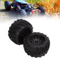 thumbnail image 4 of RC Car Wheels and Tires, Better Grip RC Car Rubber Tires Stable Driving Thickened  for Different Roads, 4 of 8