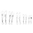 thumbnail image 3 of ANGGREK Solids Rings, Fishing Connector Corrosion Resistance For Sea, 3 of 8