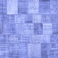 thumbnail image 1 of Ahgly Company Indoor Square Patchwork Blue Transitional Area Rugs, 8' Square, 1 of 4