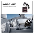 thumbnail image 3 of HAMPPLIES 1Pc Car Underglow Kit Black LED Voice Activated Light with USB Socket for Car Use, 3 of 4