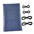 thumbnail image 2 of figatia Folding Lounge Chair Cloth with Elastic Replacement Cords Breathable Universal Chair Accessories for Poolside Patio Recliners Blue, 2 of 8
