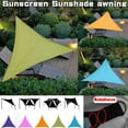 thumbnail image 3 of Toldo triangular impermeable y resistente al sol, vela de sombra para exteriores, para jardín, patio, piscina, camping, picnic., 3 of 13