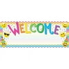 Ashley Productions Smart Poly Welcome Banner 9"" x 24"" Emoji Pack of 10 (ASH91904BN)