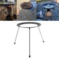 thumbnail image 4 of Open Fire Tripod Grill, Campfire Tripod Stainless Steel Metal Structure Three Adjustable Heights  For Backyard Anggrek Campfire Tripod for Barbecue, 4 of 8