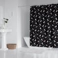 thumbnail image 3 of Waterproof Bathroom Curtain 72" x 84" - Colorful Space Theme with Planets, Galaxy & Astronaut, Fade-Resistant Polyester Fabric for Children, 3 of 5