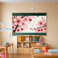 thumbnail image 6 of Cherry Blossom Themed Backdrop Banner Decorative Background with Delicate Pink Flowers and Red Cherries Party Decorations Spring Celebrations Photography Props Festival Decor, 6 of 8