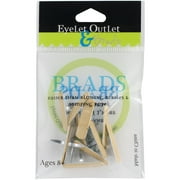 Eyelet Outlet Shape Brads 12/Pkg-Bandaid