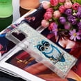 thumbnail image 7 of Slim Fit Phone Case for Samsung Galaxy S23 Ultra,Crystal Bling Quicksand Effect TPU Bumper Case with Four Corners Anti-Drop Protection Cover for Galaxy S23 Ultra,YBDT Owl, 7 of 7
