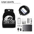 thumbnail image 5 of Mochila negra Lurking Class de Sketchy Tank Demons para mujer y hombre, mochila para portátil, para trabajo, negocios, viajes, mochila informal para la escuela, mochila para estudiantes, 5 of 5