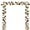 White&brown, variant on Vlemua Fall Garland Maple Leaf, 5.9Ft Hanging Vine Garland White with Pumpkins and Berries Thanksgiving Decor for Home Wedding Fireplace Party Christmas (White&Brown)