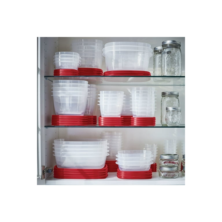 Rubbermaid Easy Find Lids Container, Glass, 5.5 Cups, Shop