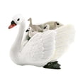 thumbnail image 1 of simhoa Goose Statue Collection Swan Figurine for Bookshelf Swimming Pools Fireplace White, 1 of 8