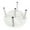 Five Poles, variant on Tachiuwa Flower Pole Display Stand Base Round Flower Holder Rack for Wedding Supplies Four Poles