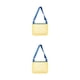 thumbnail image 1 of Bewildely Bolsa de malla de juguete de playa con diseño de hombro ajustable y conveniente, bolsa de malla para niños, bolsa de playa, piscina cinturón azul amarillo 24*20cm 2Conjunto, 1 of 6