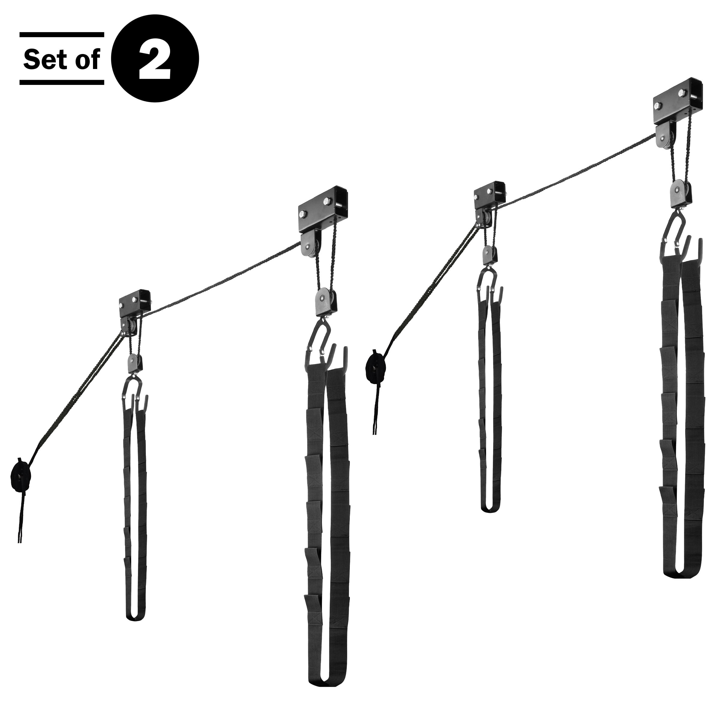 RAD Sportz Overhead Kayak Hoist Pulley System for up to 12-Foot Ceilings with 2 Hangers