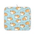 thumbnail image 2 of Cute Corgi Butt Drying Dish Mat Quick Drying Absorbent Soft Durable for Kitchen 18" x 24", 2 of 10