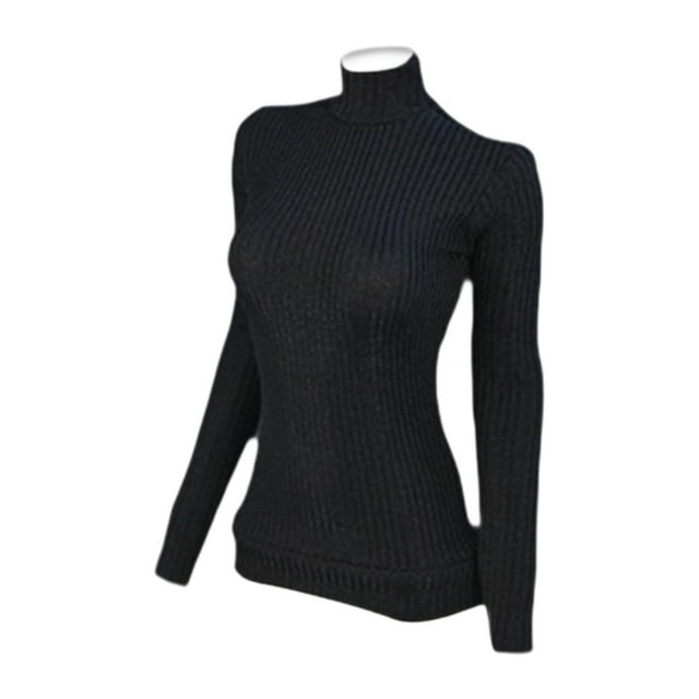 Camisa de manga larga a escala 1/6 Camisa de manga larga traje de vestir para muñecas femenino para una muñeca de 12 pulgadas Cuerpo de muñeca Bjd negro