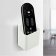 White Air Conditioner Remote Control Holder Wall Mounted Box Storage