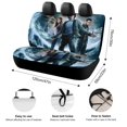 thumbnail image 2 of Percy Jackson-theme Car Rear Seat Covers Back Elastic Flexible Car Seat Covers Decorative Fits Most Cars 120x59x76cm, 2 of 6