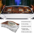 thumbnail image 5 of Disketp Windshield Sun Shade, Car Sun Shade For Front Window Log Cabin Inside Sunshades Sun Visor Protector Blocks Uv Rays Foldable, 5 of 9