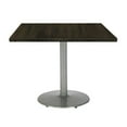 thumbnail image 3 of KFI Studios Urban Loft 3.5' Square Bistro Table, Espresso, Black Base, 3 of 4
