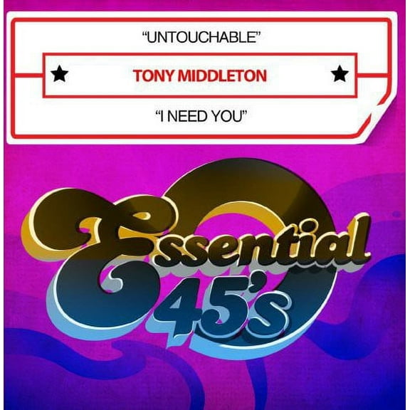 Tony Middleton - Untouchable / I Need You - Music & Performance - CD