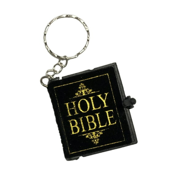 YIEMEEN Cute Mini Bible Keychain Bag Pendant Creative Small Book Keyring Gift for Girl