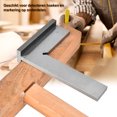 thumbnail image 1 of Angle Ruler Engineer Square High Accuracy Stainless Steel 90 Degree with Seat(200x130mm), 1 of 10