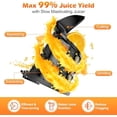thumbnail image 3 of Juicer Machines with 5.8" Large Feed Chute, Cold Press Juicer for Whole Vegetables and Fruits 400W, Slow Masticating juicer Easy to Clean Juice Extractor Machine High Juice Yield, 3 of 6