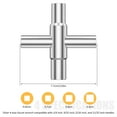 thumbnail image 6 of Txkrhwa 2PCS 4 Way Sillcock Key Wrench, Zinc Alloy Water Utility Key, Compatible with 1/4inch 9/32inch 11/32inch Plumbers Handle Sillcock Spigot Wrench for Faucet Spigot Cabinet, 6 of 9