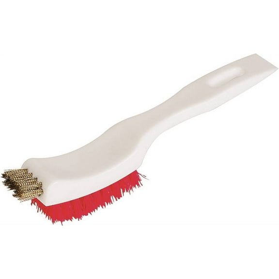 DQB 8356 3-In-1 Stripping Brush, Brass Bristle Trim, Plastic Handle