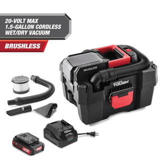 Hyper Tough 1.5 Gallon 2.0 Peak HP Wet/Dry Vacuum - Walmart.com