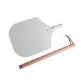 thumbnail image 3 of Pizza Peel Almacenamiento fácil para queso, pan, frutas, verduras portátiles versátil Uso de ahorro de ahorro Pizza Pizza Piceta de madera Mango de 52.5 cm con caja, 3 of 8