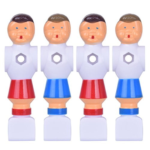Hotusi 4Pcs Rod Foosball Soccer Table Football Men Player Replacement Parts