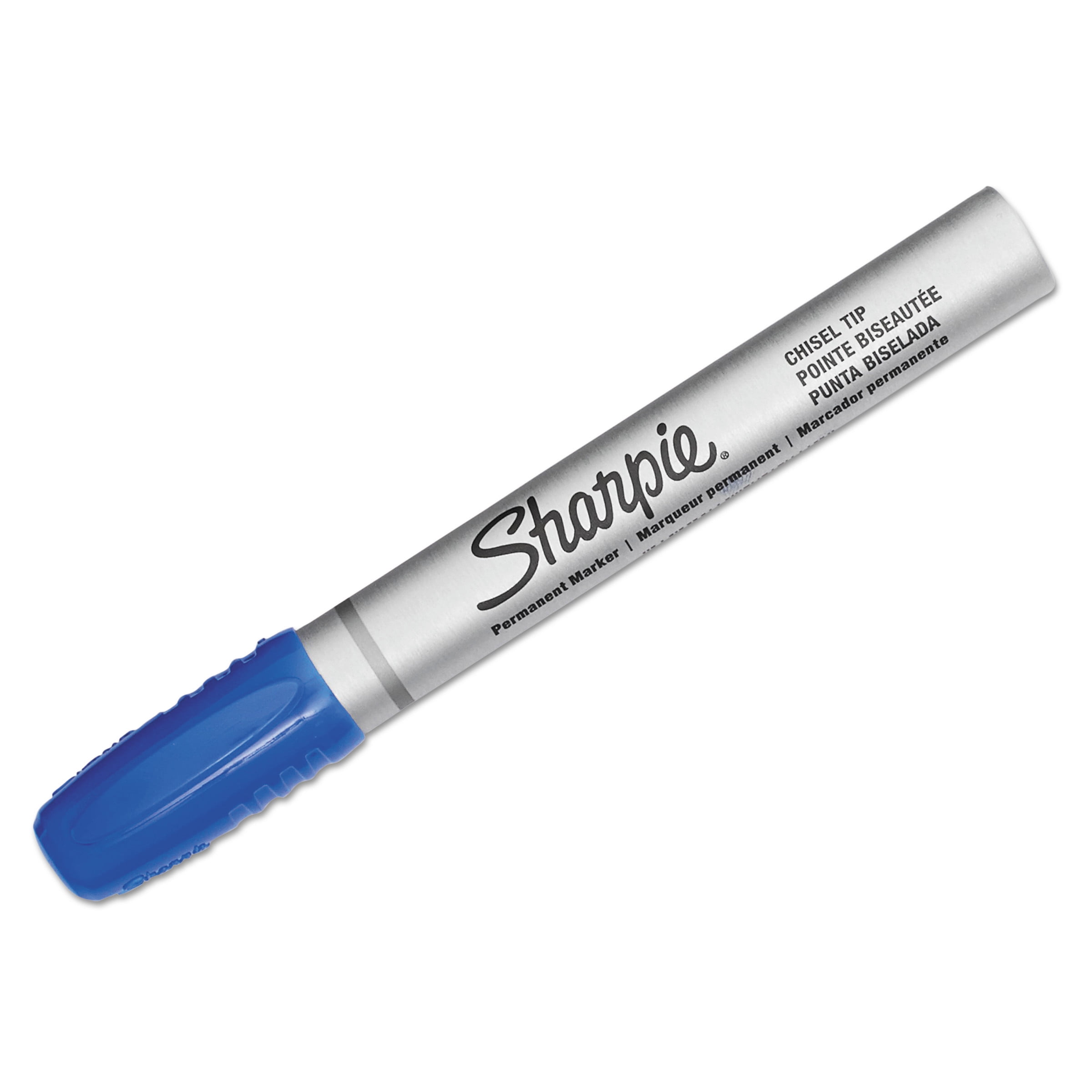 Sharpie Pro Permanent Marker, Chisel Tip, Blue, Open Stock, Dozen